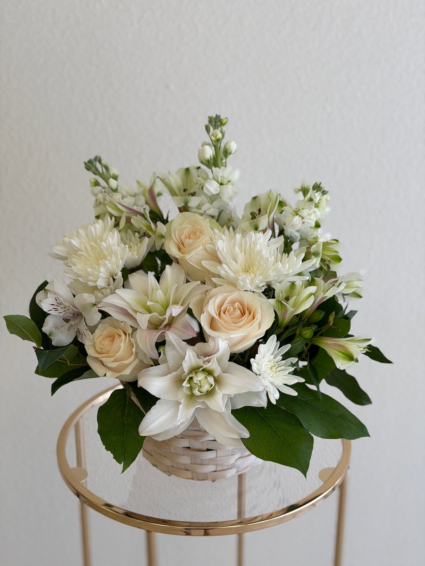 White basket