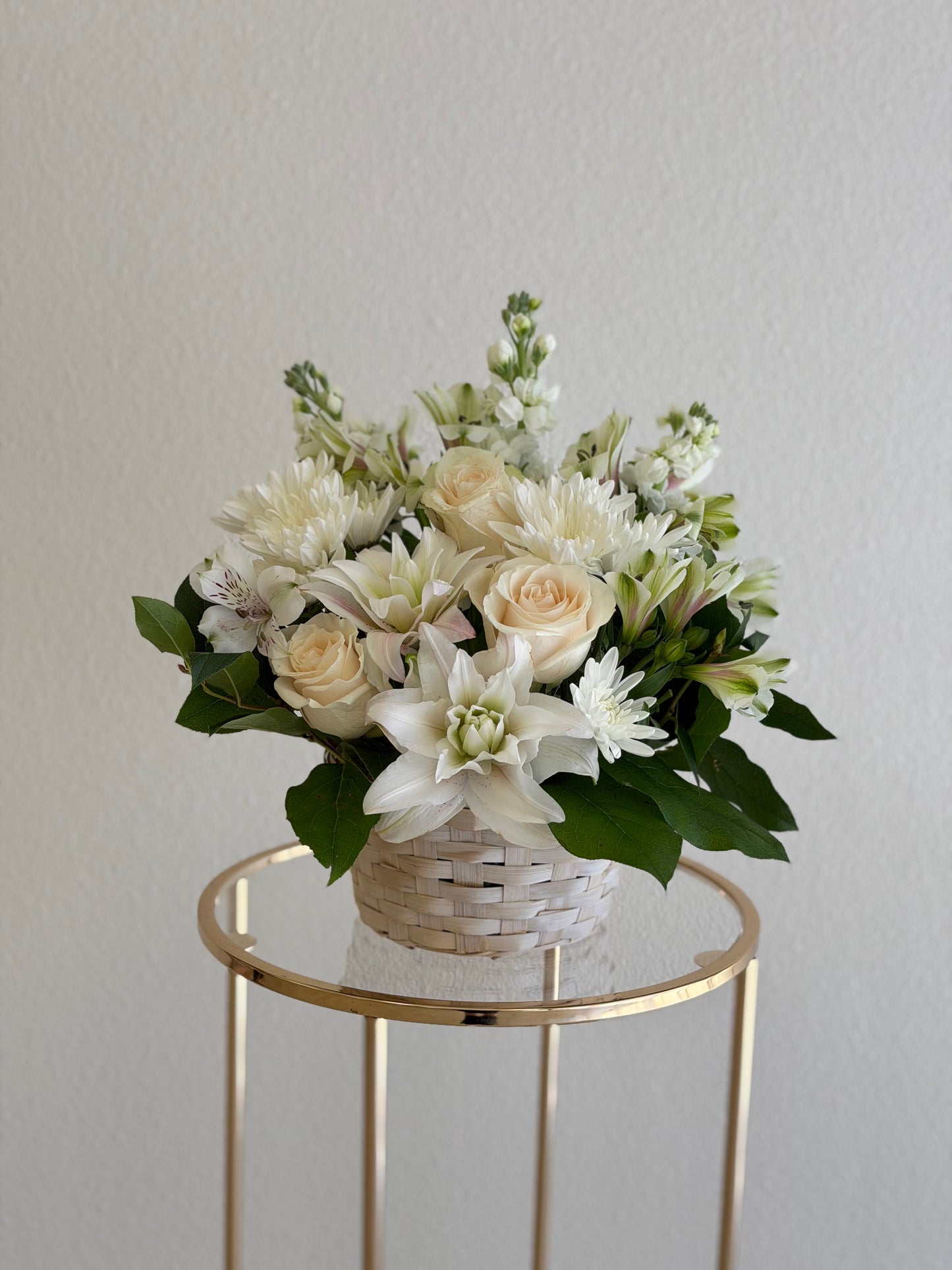 White basket