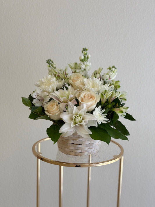 White basket